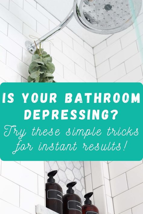 Great, simple ideas for how to make your bathroom feel like a spa on a budget! Bathrooms are often times the last place we think about when it comes to comfort, when really they should be one of the first! Here are 10 ways to make your bathroom feel like a spa. #farmhousebathroom #farmhousedecor #cottagebathroom #cottagedecor #bathroomrenovation #moderndecor How To Make A White Bathroom Cozy, How To Brighten A Bathroom, How To Make A Dark Bathroom Brighter, How To Make Bathroom Cozy, Spa Bathroom Decor Ideas, Spa Bathroom Decor, Bathroom Lighting Design, Relaxing Bathroom, Cozy Bathroom