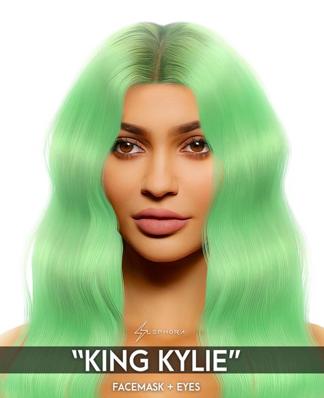 Sims 4 Kylie Jenner Hair, Sims 4 Kylie Jenner Cc, Kylie Jenner Short Hair, Celebrity Face Mask, Rihanna Face, Jenner Hair, Kylie Jenner Hair, Kylie Skin, Keira Knightly