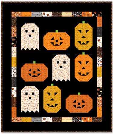 Pumpkin Quilt Pattern, Pumpkin Quilt, Wee Folk Art, Halloween Quilt Patterns, Mccalls Quilting, Free Applique Patterns, Fall Quilt Patterns, Halloween Quilt, Farm Quilt