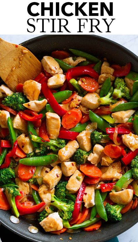 Healthy Stir Fry Sauce, Vegetable Stir Fry Recipe, Healthy Stir Fry, Stir Fry Recipes Chicken, Fry Recipes, Veggie Stir Fry, Chicken Stir Fry, Cooking Classy, Vegetable Stir Fry