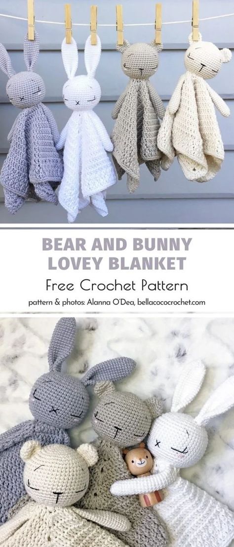 Crochet Baby Projects, Hantverk Diy, Crochet Toys Free Patterns, Crochet Baby Gifts, Lovey Pattern, Crochet Lovey, Crochet Toys Free, Pola Amigurumi, Crochet Baby Toys