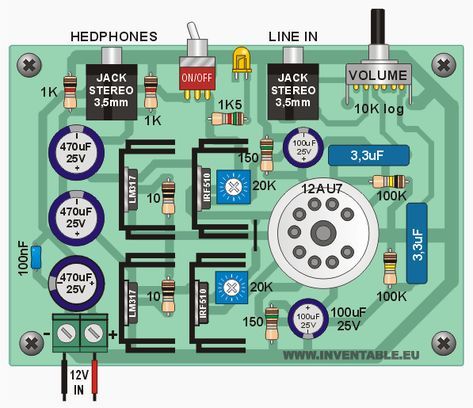 Electronics Projects For Beginners, Bose Speakers, Valve Amplifier, Diy Amplifier, Hobby Electronics, Speaker Box Design, Electronics Basics, Audio Amplifiers, Pcb Design