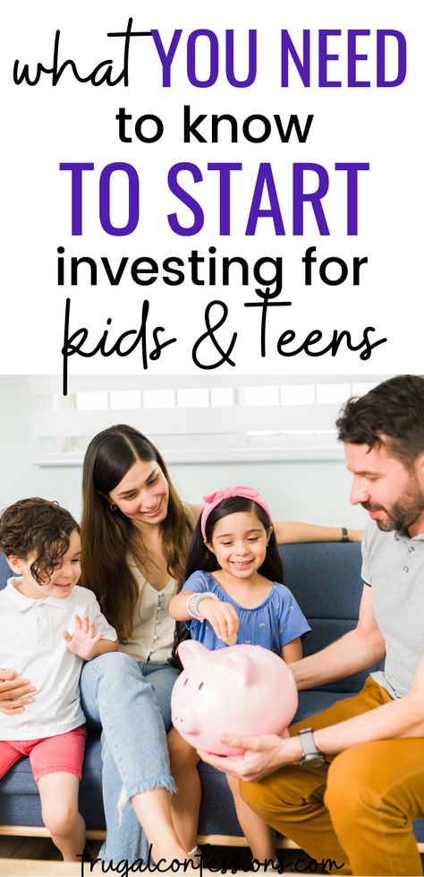 How to start investing for kids and teens, and how to teach them what they need to know to do it. Tools and resources with parental oversight and controls built in. Good ideas for how to teach them while doing it. Savings For Kids, Teaching Kids Money, Kids Money Management, Life Skills Kids, Making Money Teens, Money Activities, How To Teach Kids, Kids Money, Money Games