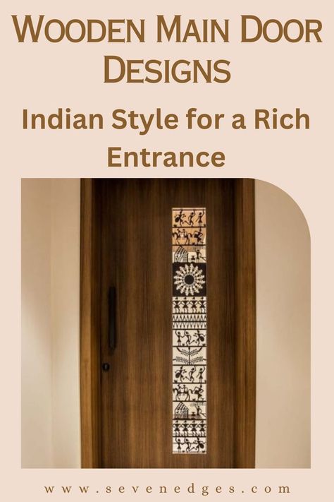 Why put up a boring first impression when you can turn up the game of your house’s main entrance with striking new ideas? As they say, nothing hits harder than the first impression – here we are with our top 5 wooden main door designs Indian style that will make your home stand out from the neighborhood! Main Door Designs Indian, Indian Main Door Designs, R Love, House Front Door Design, Wooden Main Door, Wooden Main Door Design, Say Nothing, Home Window, House Front Door