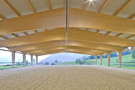 Riding arena Riding Arena Indoor, Outdoor Riding Arena, Minecraft Horse Stables, Covered Riding Arena, Indoor Riding Arena, Horse Riding Arena, Equine Stables, Dream Barn Stables, Equestrian Barns