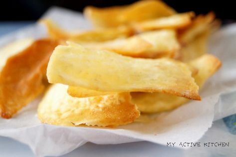 Oven Baked Yam Chips - My Active Kitchen