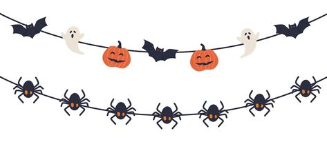 Premium Vector | Happy halloween text banner with bat, spider, pumpkin and ghost, vector Pumpkin And Ghost, Text Banner, Spider Pumpkin, Halloween Text, Banner Png, Pumpkin Spider, Halloween Banner, Premium Vector, Happy Halloween