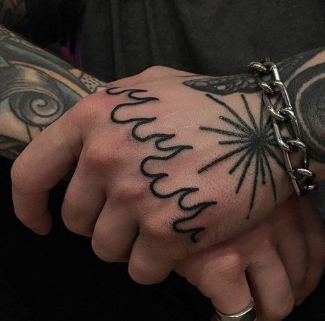 Knuckles Tattoo, Gang Tattoos, Berlin Tattoo, Grunge Tattoo, Knuckle Tattoos, Flame Tattoos, Fire Tattoo, Tattoo Style Drawings, Cool Small Tattoos