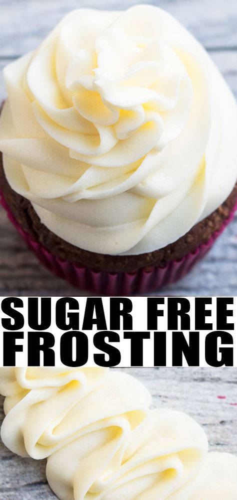 Sugarfree Frosting Cream Cheeses, Low Calorie Icing Recipe, Healthy Cake Frosting Recipe, Sugar Free Frosting Easy, Sugar Free Cream Cheese Icing, Low Sugar Cream Cheese Frosting, Sugar Free Powdered Sugar Recipe, Sugar Free Icing Recipe Frostings, Healthy Buttercream Frosting