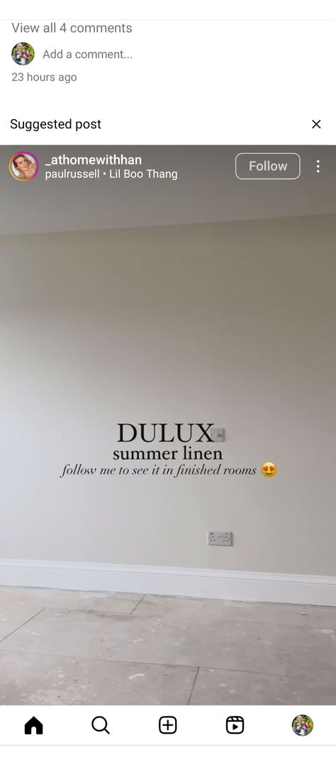 Dulux Almost Oyster, Summer Linen Dulux Paint, Dulux Summer Linen, Dulux Hallway, Dulux Timeless, Country Modern Home, Dulux Paint, Makeover Bedroom, Hallway Design