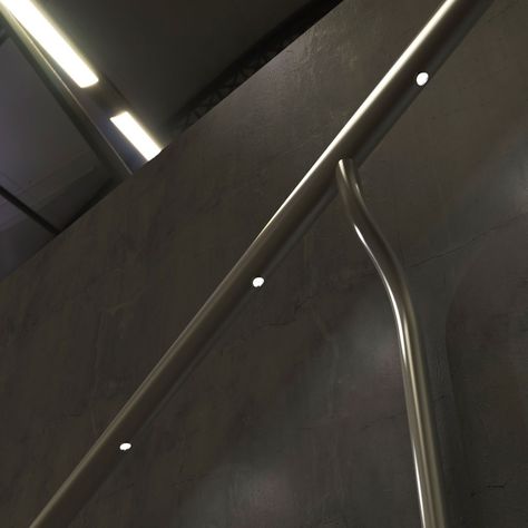 Our multipurpose rail light is the Ral Round Spot 18. The luminaire can be positioned practically anywhere along handrails that are straight, curved, or helical. Its small size makes it ideal for highlighting routes and public spaces.⁠ Handrail Lighting, Lighting Products, Public Spaces, Public Space, Beams, Light Fixtures, Lighting