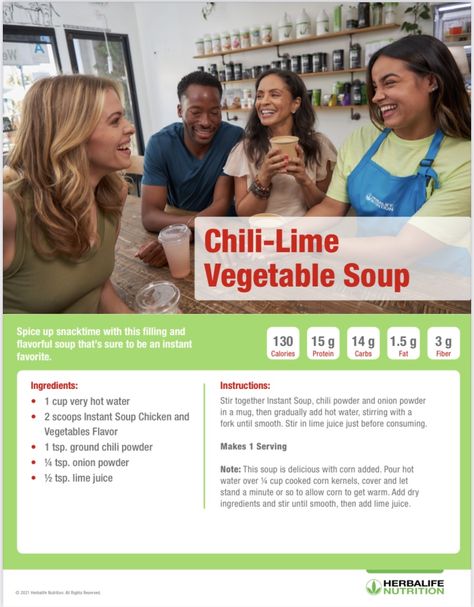 Herbalife Nutrition Herbalife Soup Recipes, Instant Soup Recipes, Herbalife Distributor, Herbalife Recipes, Body Care Products, Chili Lime, Herbalife Nutrition, Health Nutrition, Real Results