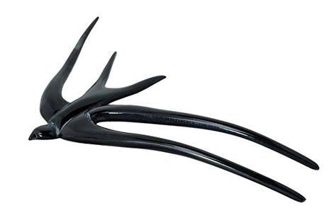 Marycrafts Black Buffalo Horn Swallow Bird Hair Fork, Hairfork, Hair Pin, Hairpin, Hair Accessory Toy Handmade 4.72" Horn Hair, Hair Accessories Pins, Swallow Bird, Hair Fork, Hair Combs, Accessories Handmade, Women's Hair, Hair Sticks, Hair Pin