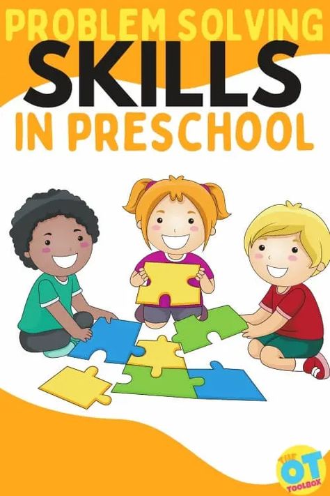 Problem Solving Activities for Preschoolers - The OT Toolbox Ideas For Learning, Teaching Executive Functioning, Problem Solving Activities, Executive Functioning Skills, Pre Writing Activities, Activities For Preschoolers, Executive Functioning, Skills Activities, 31 Days