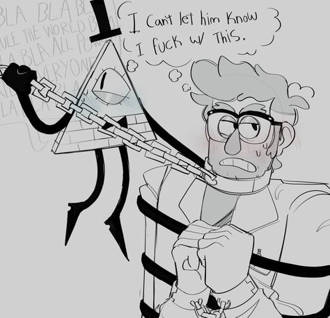 Gravity Falls Bill X Ford, Billford Comic, Gravity Falls Oc Base, Billford Fanart Spicy, Stanford Pines Icon, Bill Cipher X Ford, Billford Fanart, Date Yourself, Butch Lesbian