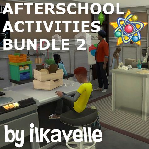 Afterschool Activities Bundle 2 - The Sims 4 Mods - CurseForge Sims 4 After School Activities Mod, Sims 4 Activities Cc, After School Activities, Speech And Debate, Science Club, Learn Programming, Afterschool Activities, Science Experiments Kids, Online School