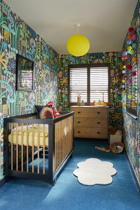 Colour scheme for a colourful and cool nursery – Sophie Robinson Gender Neutral Nursery Colors, Eclectic Nursery, Sophie Robinson, Nursery Room Inspiration, Kids Room Inspiration, Toddler Bedrooms, Nursery Colors, Gender Neutral Nursery, Baby Bedroom