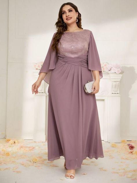 파티 드레스, Plus Size Gowns, Formal Dresses With Sleeves, Plus Size Bridesmaid, Plus Size Party Dresses, Evening Dresses Plus Size, Bridesmaid Dresses Plus Size, Maxi Dress Prom, فستان سهرة