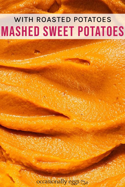 Mashed Sweet Potatoes | occasionallyeggs.com Sweet Potato Recipes Mashed, Eggs Recipes, Roasted Sweet Potato, Cottage Pie, Baked Sweet Potato, Toasted Walnuts, Canned Coconut Milk, Mashed Sweet Potatoes, Sweet Potato Recipes