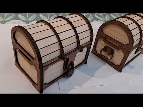 (1347) Treasure chest build tutorial - YouTube Cardboard Treasure Chest Diy, Treasure Chest Diy, Diy Treasure Chest, Chests Diy, Chest Ideas, Chest Design, Kids Rewards, Instructional Video, Treasure Chest