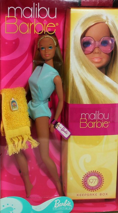 Barbie Malibu, Barbie 1990, Barbie 80s, Barbie Box, Barbie Logo, Barbie Hair, Perfect Tan, Mattel Dolls, Malibu Barbie