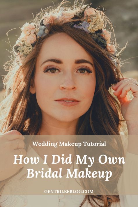 Wedding Makeup Diy Step By Step, How To Do Wedding Makeup Tutorials, Natural Bridal Makeup Tutorial, Bridal Makeup Glasses, Diy Bridal Makeup Tutorial, Easy Wedding Makeup Diy, Diy Wedding Makeup The Bride, Bridal Makeup Diy, Wedding Make Up Tutorial