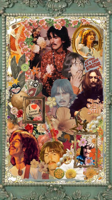 george harrison <3 #georgeharrison #george #harrison #thebeatles #beatles #music #shuffles #shuffle #lockscreen #homescreen #1960 #1960s #1970 #1970s #60s #70s #hippie #hippy #orange #aesthetic #frame 60s Aesthetic Wallpaper, 1960s Aesthetic, Aesthetic Frame, Beatles Wallpaper, 60s Aesthetic, John Lennon Paul Mccartney, George Martin, Beatles Music, 70s Hippie