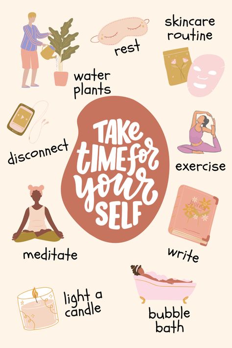 Self Care Poster, Please Take Care Of Yourself, Nighttime Skincare Routine, Self Care Checklist, Take Time For Yourself, Magazine Ideas, Night Time Skin Care Routine, Nighttime Skincare, Take Care Of Your Skin