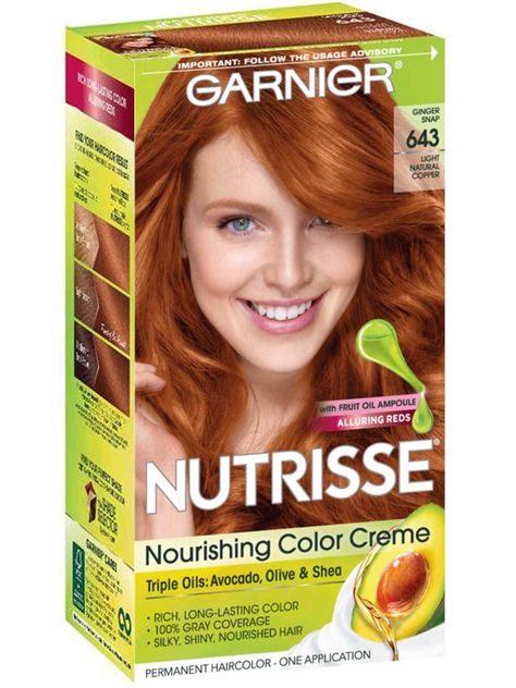 Natural Copper Hair, Copper Hair Dye, Redken Color Gels, Garnier Hair Color, Hair Color Chocolate, Redken Color, Ginger Hair Color, Color Cobre, Copper Hair Color