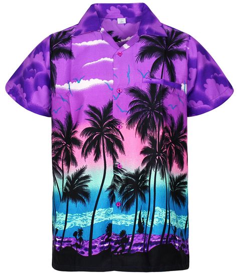 Mens Beach Shirts, Aloha Party, Hawaiian Men, Ugly Christmas Shirts, Tropical Shirts, Fits With Shorts, Coconut Tree, Mens Hawaiian Shirts, Hawaii Shirt