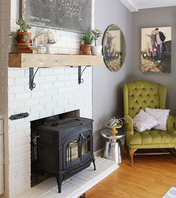 Living Room With Stove, Wood Burning Stove Insert, Fireplace With Mantle, Free Standing Wood Stove, Stove Hearth, Stove Decor, Wood Stove Hearth, Vermont Castings, Wood Burning Stoves Living Room