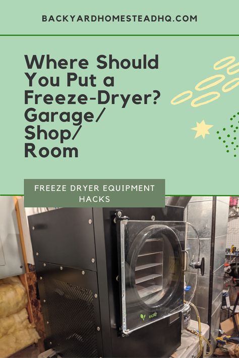 Freeze Dryer Room, Harvestright Freeze Dryer, Freeze Dryer Table, Freeze Dryer Stand Ideas, Storing Freeze Dried Food, Freeze Drier Machine, Harvest Right Freeze Dryer Cheat Sheet, Freeze Dryer Setup, Freeze Dryer Machine