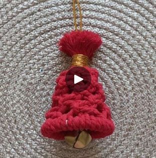 Christmas Decorations Winter Wonderland, Christmas Decor Idea, Macrame Christmas, Christmas Bell, Decor Idea, Macrame Patterns, Christmas Bells, Decoration Ideas, Winter Wonderland