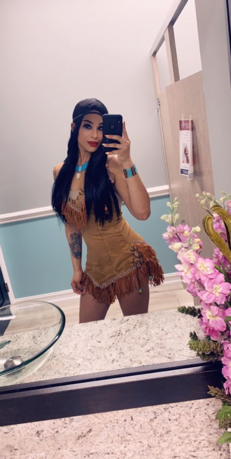 Pocahontas Halloween costume Pocahontas Halloween Costume Women, Halloween Costumes Pocahontas, Pocahontas Couple Costume, Pocohantas Costume Women, Diy Pocahontas Halloween Costume, Indian Halloween Costume For Women, Pocohantas Costume, Pocahontas Halloween Costume, Pocahontas Halloween