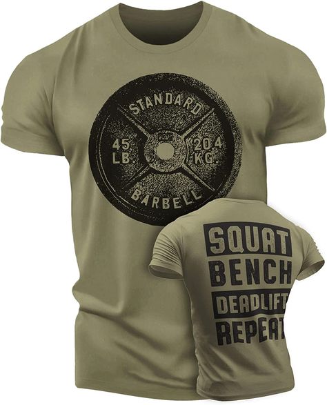 Amazon.com: Squat Bench Deadlift Workout Shirt for Men Funny Gym Lifting Motivational Saying (01. Squat Bench Deadlift Green) : Clothing, Shoes & Jewelry Funny Gym Tshirts, Deadlift Workout, Crossfit Tshirts, Squat Bench Deadlift, Gym Lifting, Weightlifting Shirts, Baggy T-shirt, Design Jersey, Perfect Workout