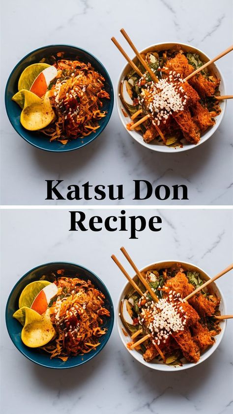 How to Make the Best Katsu Don: Easy Japanese Chicken Recipe Japanese Dinner Party Menu Ideas, Katsu Don Recipe, Japanese Dinner Party, Katsu Don, Dinner Party Menu Ideas, Yummy Asian Food, Chicken Cutlet Recipes, Japanese Chicken, Chicken Cutlet