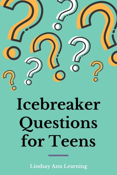 Have you scrolled through several blog posts hoping to find just the right icebreaker questions for teens? I’m hoping that this post will be your last stop because I want to give you 105 icebreakers high school students will enjoy talking about during the “getting to know you” back to school transition. #highschoolenglish #englishlanguagearts #middleschoolela #backtoschool #firstdayofschool Ice Breakers High School Students, Ice Breaker For High School Students, High School Transition Activities, High School Getting To Know You Activity, Get To Know You High School, Ice Breakers For High School Students, College Icebreakers, Icebreaker Questions For Teens, Ice Breaker For Teens