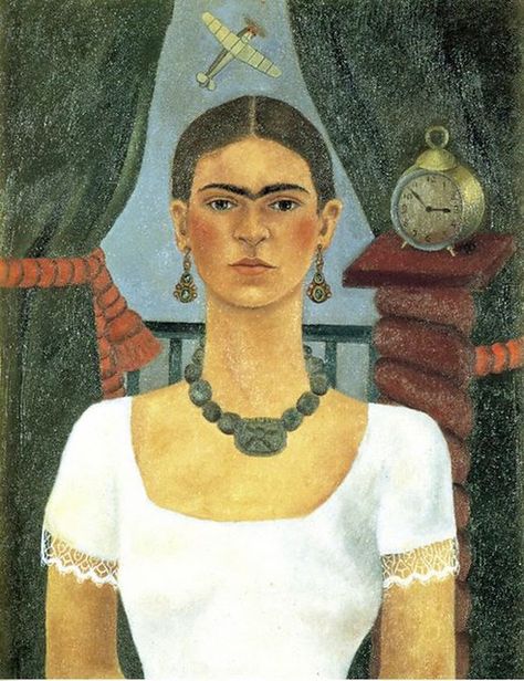 Frida Kahlo - Self-Portrait - Time flies (1929) | Collection… | Flickr Diego Rivera Frida Kahlo, Frida Kahlo Paintings, Frida Kahlo Portraits, Kahlo Paintings, Frida And Diego, Frida Art, Frida Kahlo Art, Diego Rivera, Mexican Artists