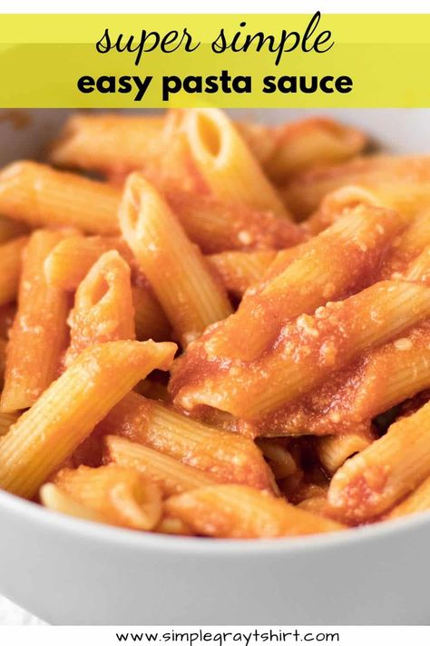 Pink sauce pasta is one of the simplest pasta dishes that exists. Tomato sauce and cream come together to create a light and delicious pasta dish that kids and adults will love! You can add any veggie or protein you like to make a complete one bowl dinner in under 30 minutes! #pinksauce #pastadinner #30minutemeal #homemadepastasauce Easy Pink Pasta Sauce Recipes, Penna Pasta Recipes, Tomato Cream Sauce Pasta, Pink Sauce Pasta, Tiny Pasta, Quick Delicious Dinner, Easy Pasta Sauce, Pink Sauce, Creamy Pasta Sauce