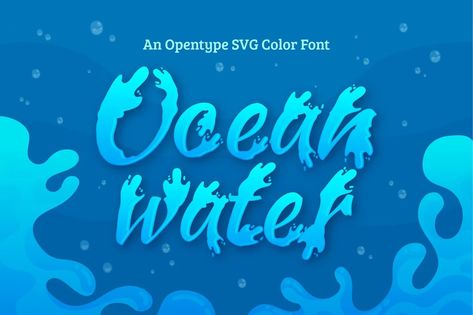 Ocean Water Font | Free Download on Freepik Water Typography, Ocean Font, Fantasy Sea, Font Typography, Water Font, Wrist Jewelry, Ocean Water, Font Names, Font Free