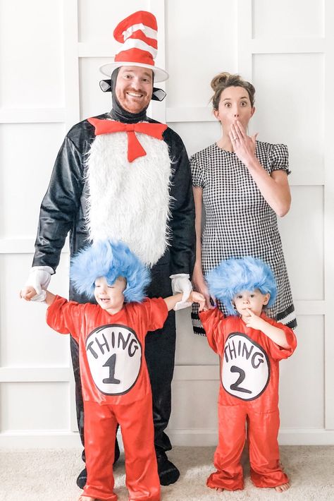 Costumes For Three People, Funny Group Halloween Costumes, Family Halloween Costume Ideas, Star Wars Halloween Costumes, Family Halloween Costume, California Costumes, Costume Works, Group Halloween Costumes, Cat In The Hat