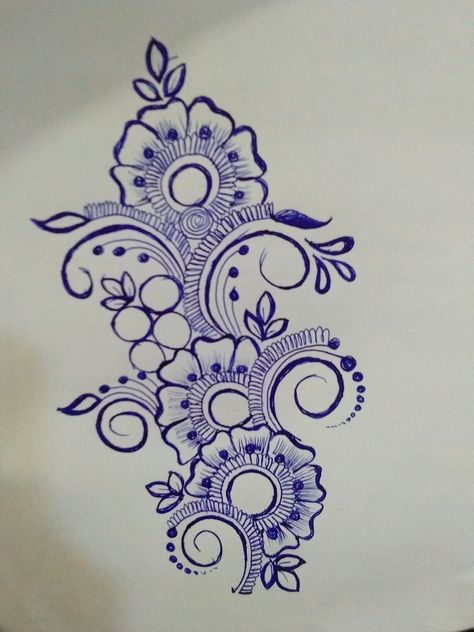 Mehendi Drawing On Paper, Mehandi Drawing On Paper, Mehendi Designs On Paper, Mehndi Drawing On Paper, Mehndi Designs Drawing, Mehndi Drawing, Alpona Design, Bridal Mehendi Designs Hands, Mehndi Designs Bridal Hands