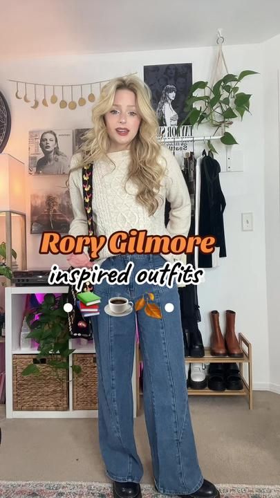 favorite fall show🍂 #rorygilmore #gilmoregirls #falloutfitideas #outf... | rory gilmore outfits | TikTok Cute Rainy Day Outfit Fall, Gilmore Inspired Outfits, Rory Gilmore Inspired Outfits, Rory Gilmore Style Outfits, Autumn 2023 Fashion Trends, Haley Robinson, Rainy Day Outfit Fall, Cute Nerd Outfits, Rainy Season Outfit