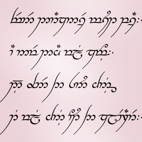 Sindarin Elvish 'even darkness must pass, a new day will come. And when the sun shines, it will shine out the clearer' Elven Script, Elvish Writing, Elvish Language, Art Symbols, Lotr Tattoo, Tolkien Quotes, Alchemy Symbols, Occult Art, Nerd Alert