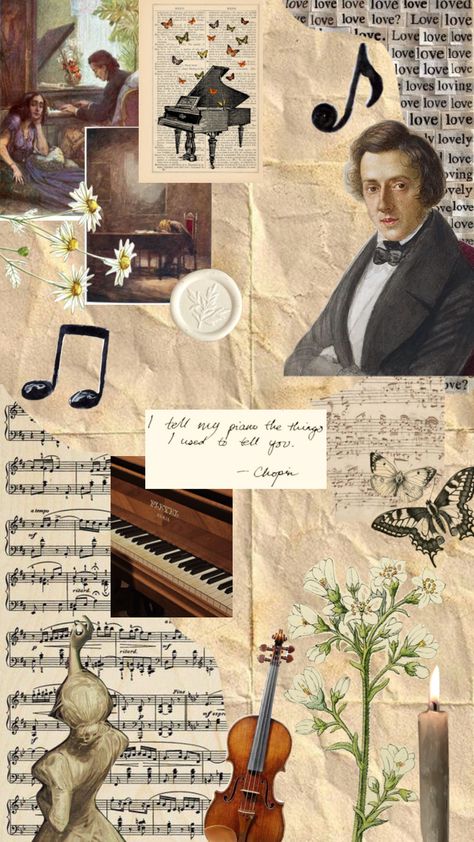 Classical Music Phone Wallpaper, Vintage Piano Aesthetic Wallpaper, Classic Music Wallpaper, Classical Music Aesthetic Art, Chopin Fanart, Classical Music Aesthetic Wallpaper, Aesthetic Piano Wallpaper, Pianist Wallpaper, Chopin Poster