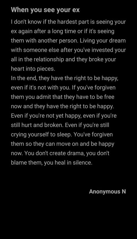 When You See Your Ex New Girlfriend, Ex Got A New Girlfriend Quotes, Love Note To Ex Boyfriend, Sorry To My Ex Boyfriend, What To Say To Your Ex Boyfriend, When You See Your Ex In Public, Friends With Ex Boyfriend, Missing Ex Girlfriend Quotes, Seeing Your Ex Quotes