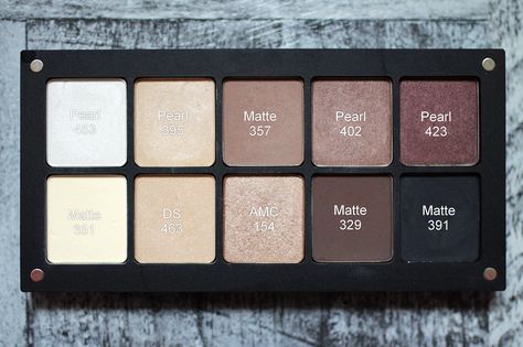 My Neutral Inglot Palette with 10 eyeshadows #inglot #eyeshadow #neutral #natural #freedomsystem first row: #453 #395 #357 #402 #423  second row: #351 #463 #154 #329 #391 Inglot Eyeshadow, Makeup Consultation, Rainbow Eyeshadow, Best Makeup Tutorials, Indie Makeup, Colorful Eye Makeup, Eye Palette, Make Me Up, Makeup Kit