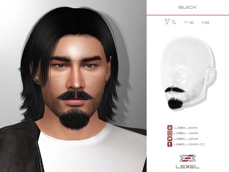 Beard Accessories, Sims 4 Men Clothing, Sims 4 Hair Male, Sims 4 Male Clothes, Sims 4 Cc Eyes, Sims 4 Black Hair, Sims 4 Body Mods, Sims 4 Cc Skin, Tumblr Sims 4