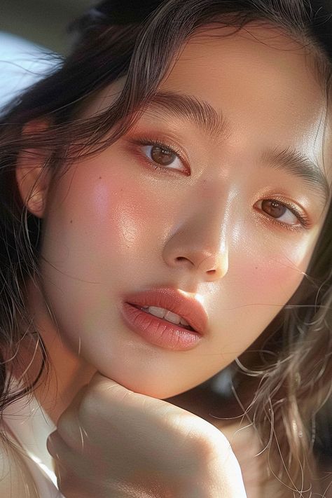 Korea Makeup, Soft Makeup Looks, Dewy Makeup, Glowy Makeup, Soft Makeup, Natural Makeup Looks, Asian Makeup, Wedding Hair And Makeup, Makeup Addict