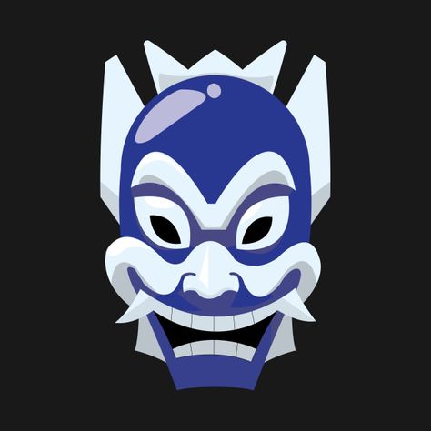 Zuko Blue Spirit Mask, Blue Spirit Avatar, Zuko Blue Spirit, The Blue Spirit, Airbender Tattoo, Demon's Souls, Avatar Tattoo, Blue Spirit, Spirit Design